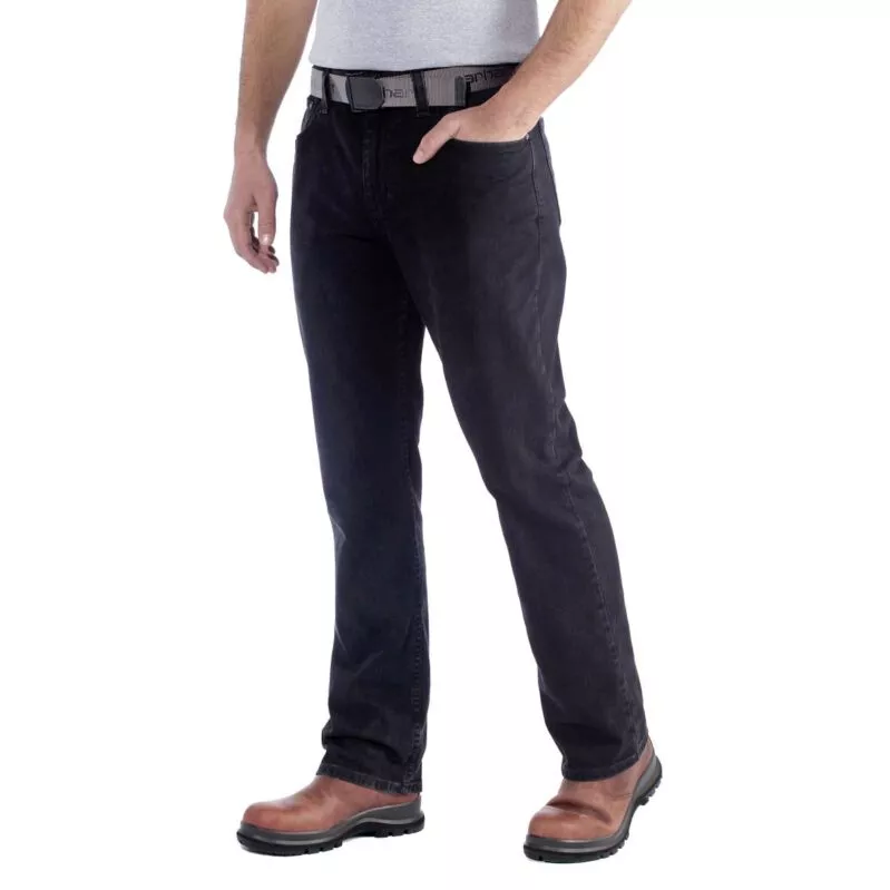 102804 ג'ינס ®RUGGED FLEX רילקסד פיט צבע שחור