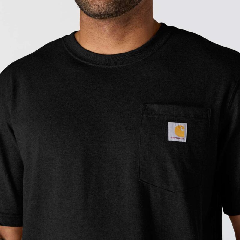 103296 חולצת T עם כיס לעבודה צבע שחור