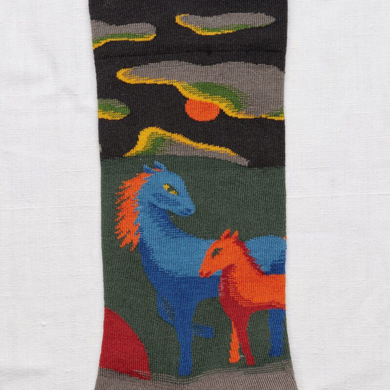 גרבי בון מייסון דגם Horses Pepper