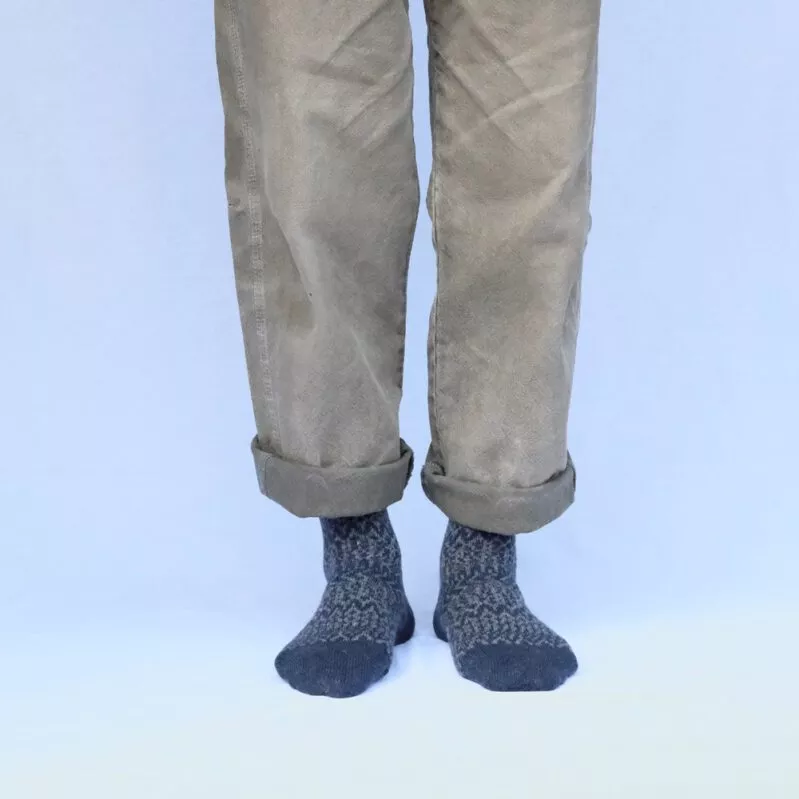 גרבי נישיגוצ'י NK0101M/L דגם ג'קארד צמר גברים