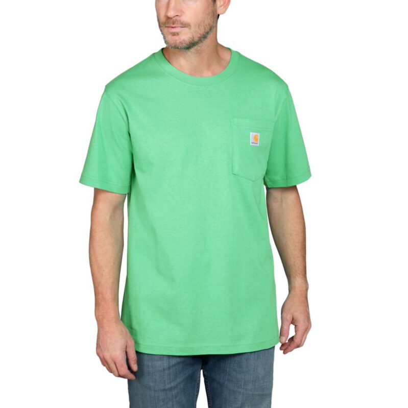 103296_GB8 חולצת טי שירט קארהארט ירוק דשא