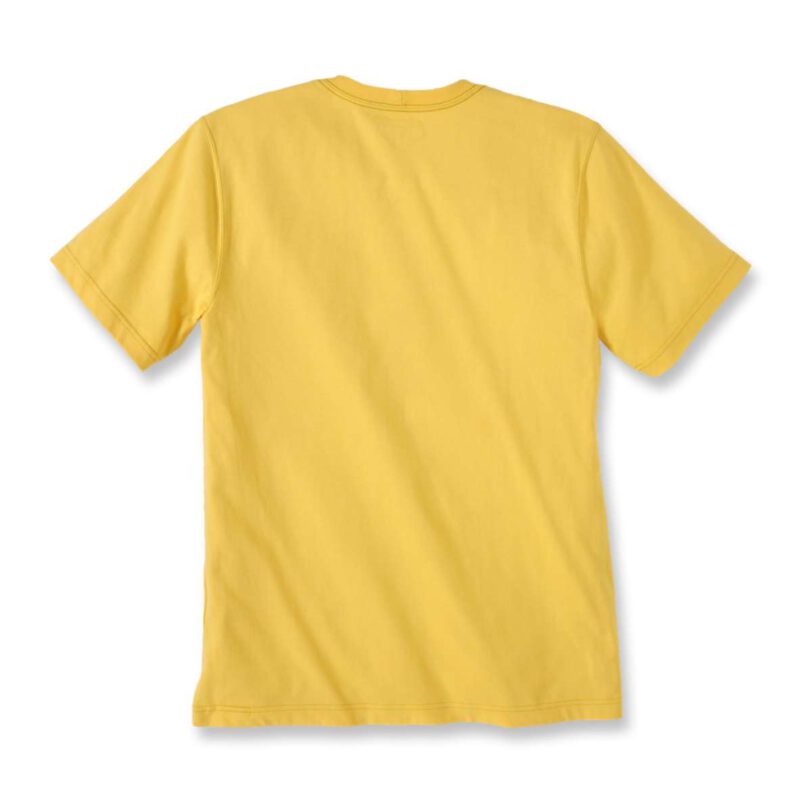 103296 חולצת טי שירט קארהארט צהוב מוברש