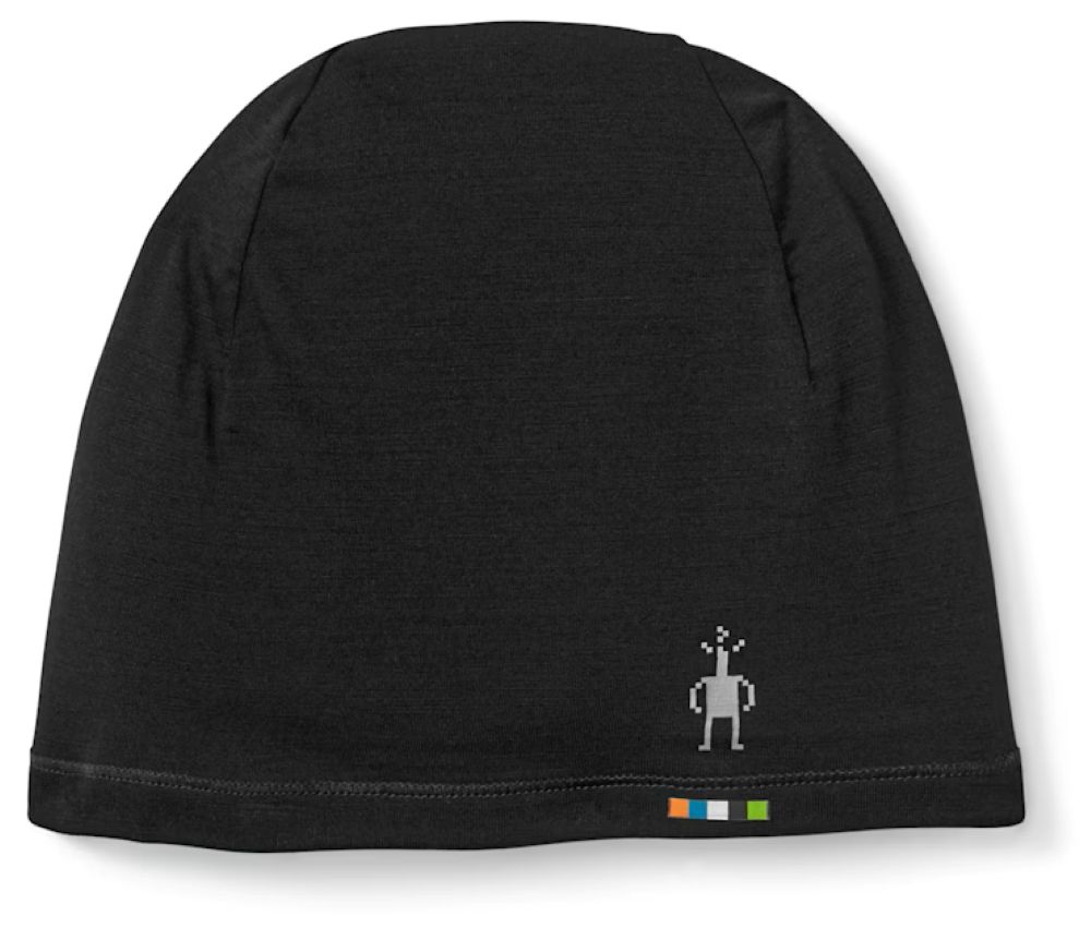 כובע צמר מרינו קל מבית smartwool דגם Beanie צבע שחור