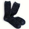 WOOL RECYCLED NAVY SOCKS
