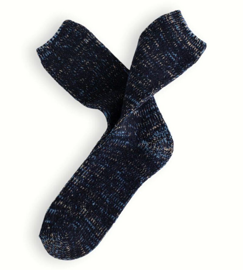 WOOL RECYCLED NAVY SOCKS