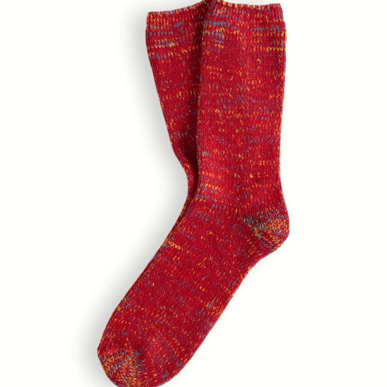 WOOL RECYCLED RED SOCKS1