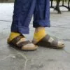 גרבי נישיגוצ'י NK0107M דגם קרסולית פשתן 40-43