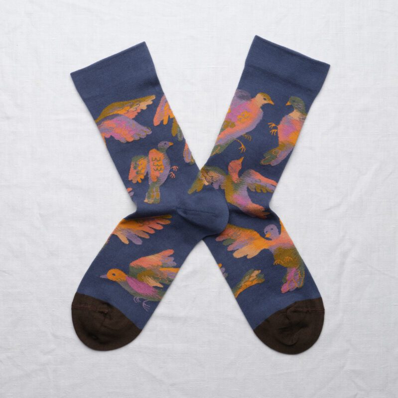 Sock Birds Denim HB4-01