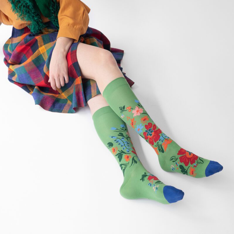 Knee-High Forest Flower PK9-02