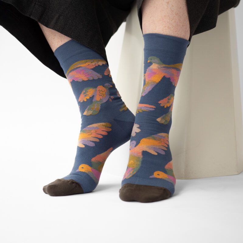 Sock Birds Denim HB4-01