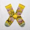 גרבי בון מייסון דגם Pink flower and yellow sea