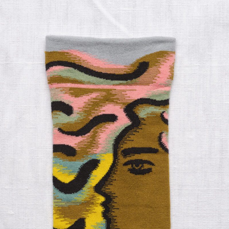 גרבי בון מייסון דגם Faces and waves
