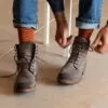 גרבי כותנה פס דק - צבע חמרה
