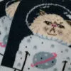 חתול חלל - זוג גרבי כותנה לילדים מבית JIMMY LION