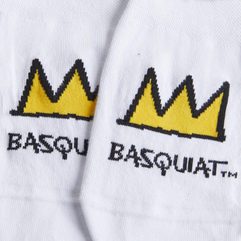 BASQUIAT- זוג קרסוליות מבית JIMMY LION צבע לבן