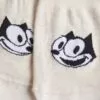 פליקס החתול- זוג קרסוליות מבית JIMMY LION צבע קרם