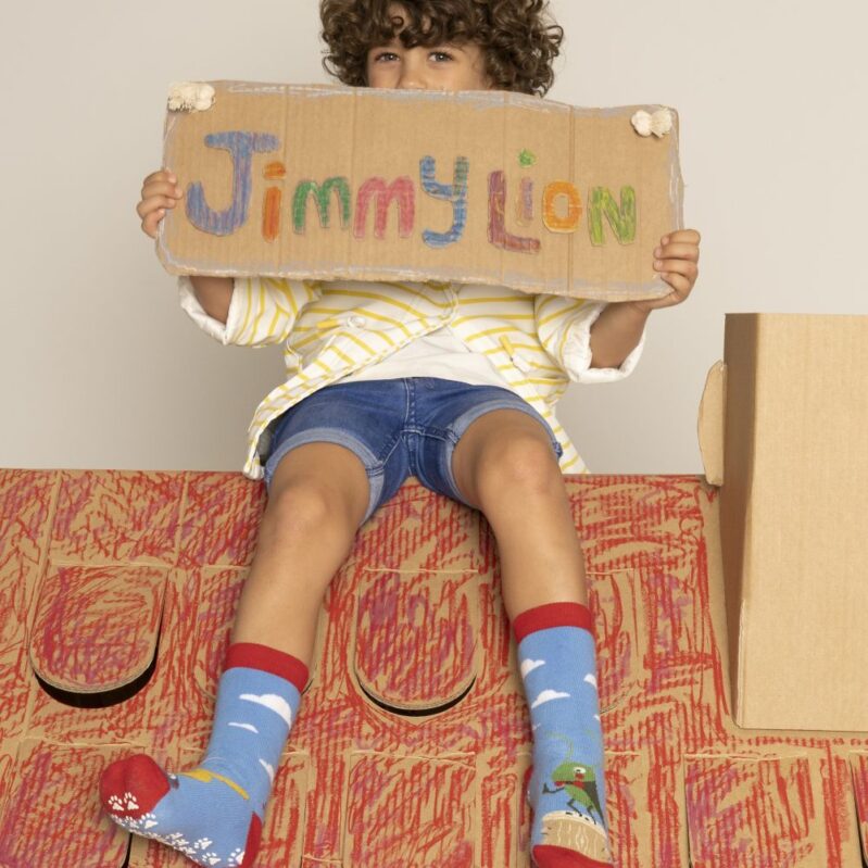 פינוקיו- זוג גרבי כותנה עבה לילדים מבית JIMMY LION
