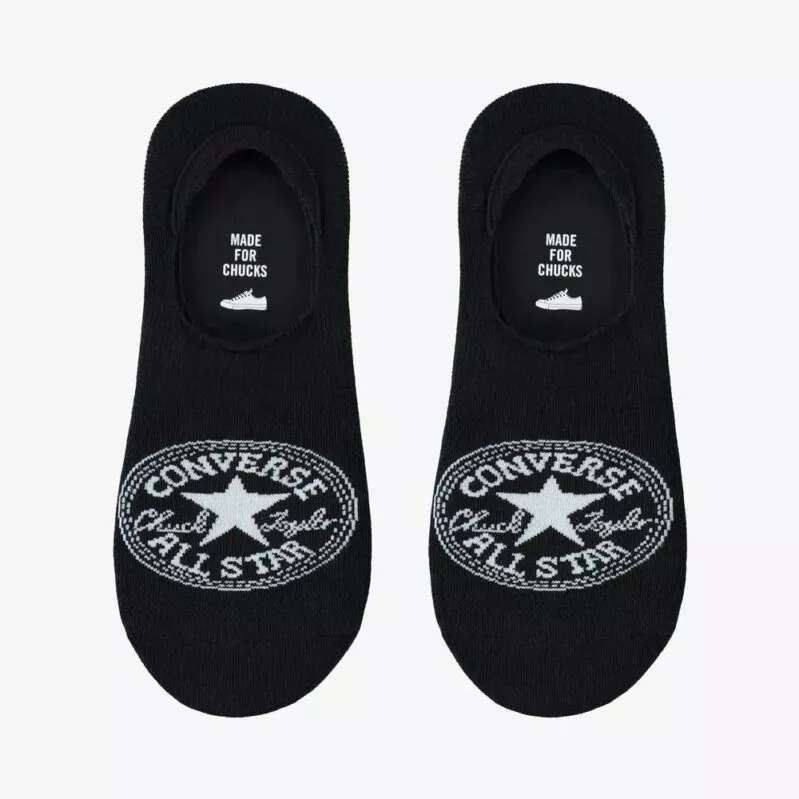 CONVERSE - זוג גרבי NOSHOW צבע שחור