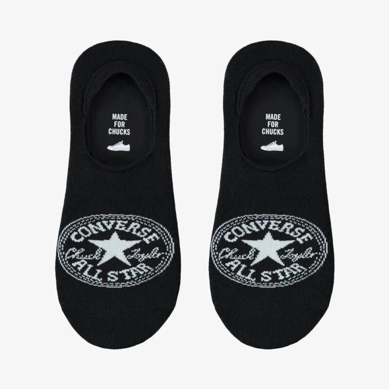 CONVERSE - זוג גרבי NOSHOW צבע שחור