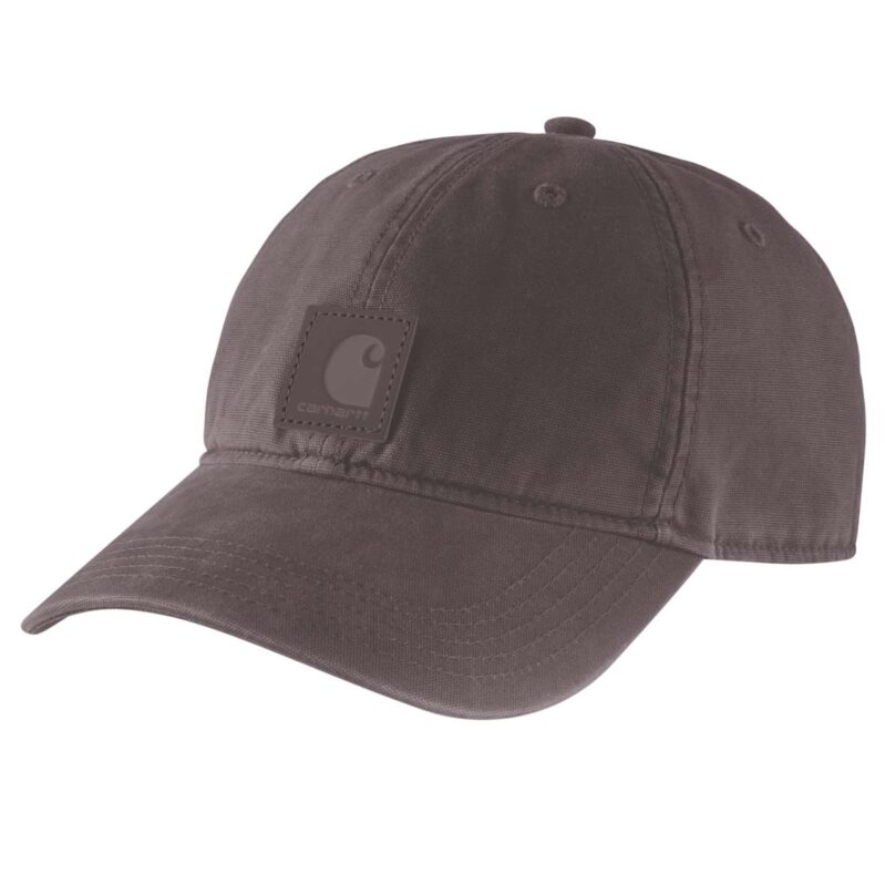 100289 כובע מצחייה מכותנת קנבס צבע SEPIA