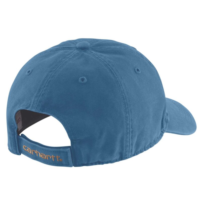 100289 כובע מצחייה מכותנת קנבס צבע HORIZON BLUE
