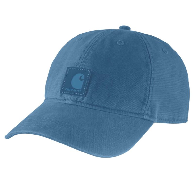 100289 כובע מצחייה מכותנת קנבס צבע HORIZON BLUE