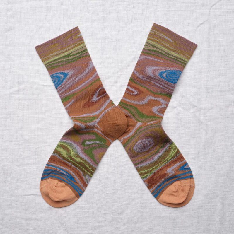 BO501 | גרבי בון מייסון דגם Caramel Camouflage