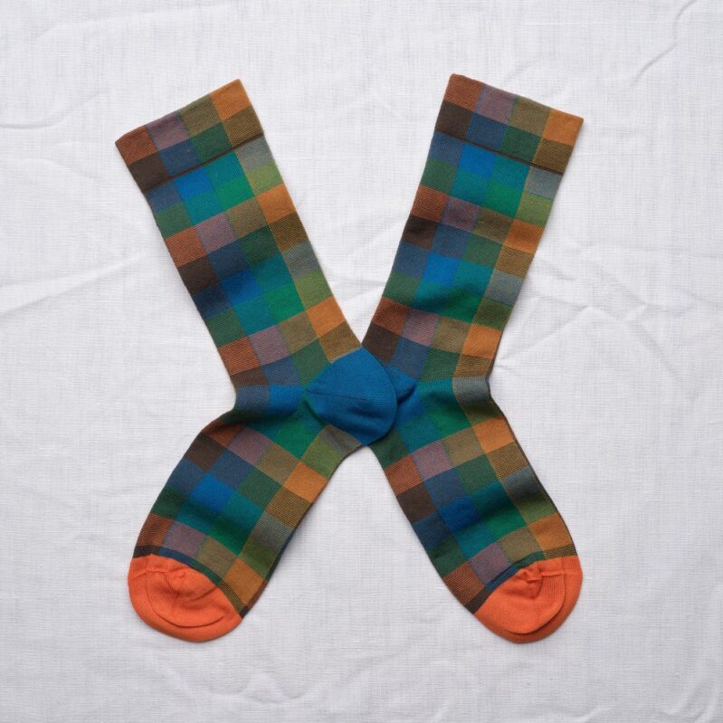 BR501 | גרבי בון מייסון דגם Mykonos plaid