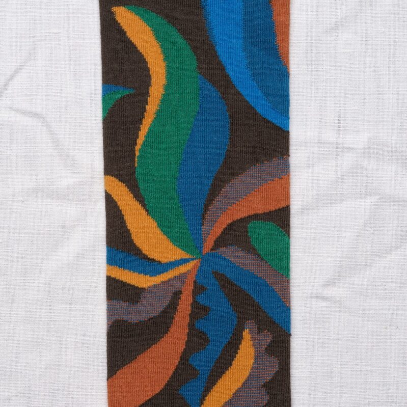 BR901 | גרבי בון מייסון עד הברך דגם Abstract Floral