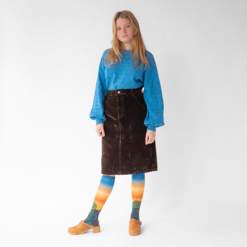 BR903 | גרבי בון מייסון עד הברך דגם Aurora – Multicolor