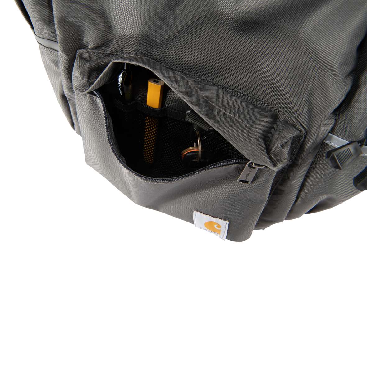 B553 | תיק גב יומי קלאסי ללפ טופ 21 ליטר אפור