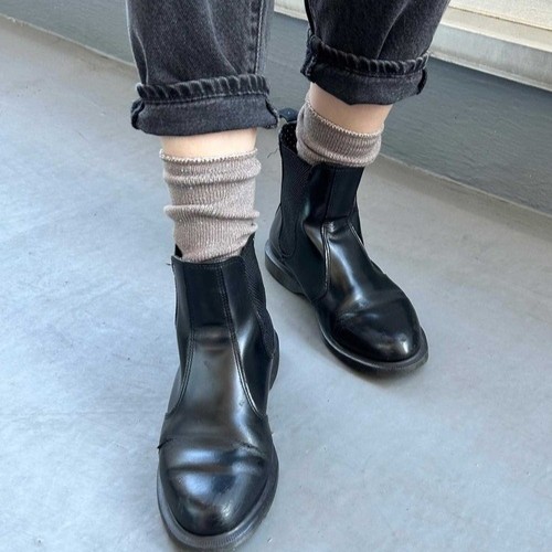 גרבי צמר מרינו מבית Put On Socks דגם Airy צבע מוקה