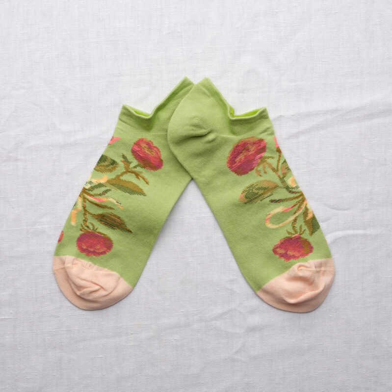 PT121 | גרבי קרסולית בון מייסון דגם Flowers Ankle Socks