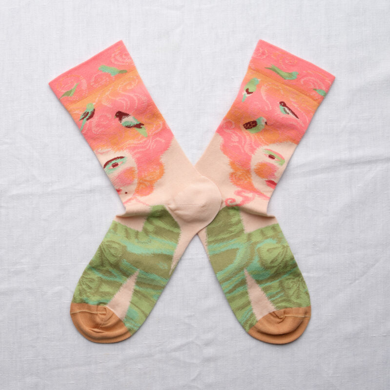 PT201 | גרבי בון מייסון דגם Marie-Antoinette Rosebud