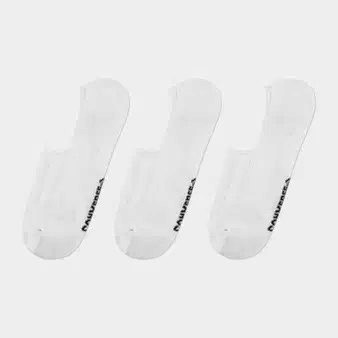 CONVERSE - שלישיית גרבי NOSHOW צבע לבן