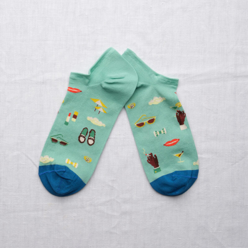 FS111 | גרבי קרסולית בון מייסון דגם Mint Seedling Ankle socks