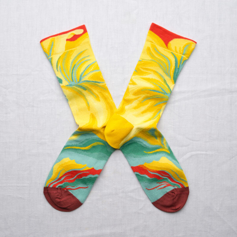 FS901 | גרבי בון מייסון דגם Multico Flower Socks