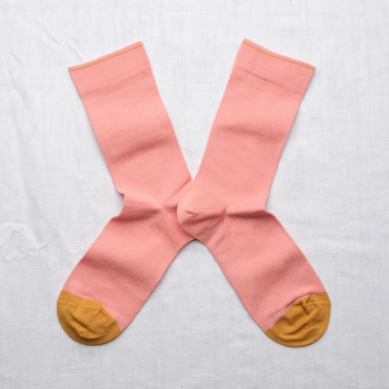 UN237 | גרבי בון מייסון דגם Plain Peach Pink Socks
