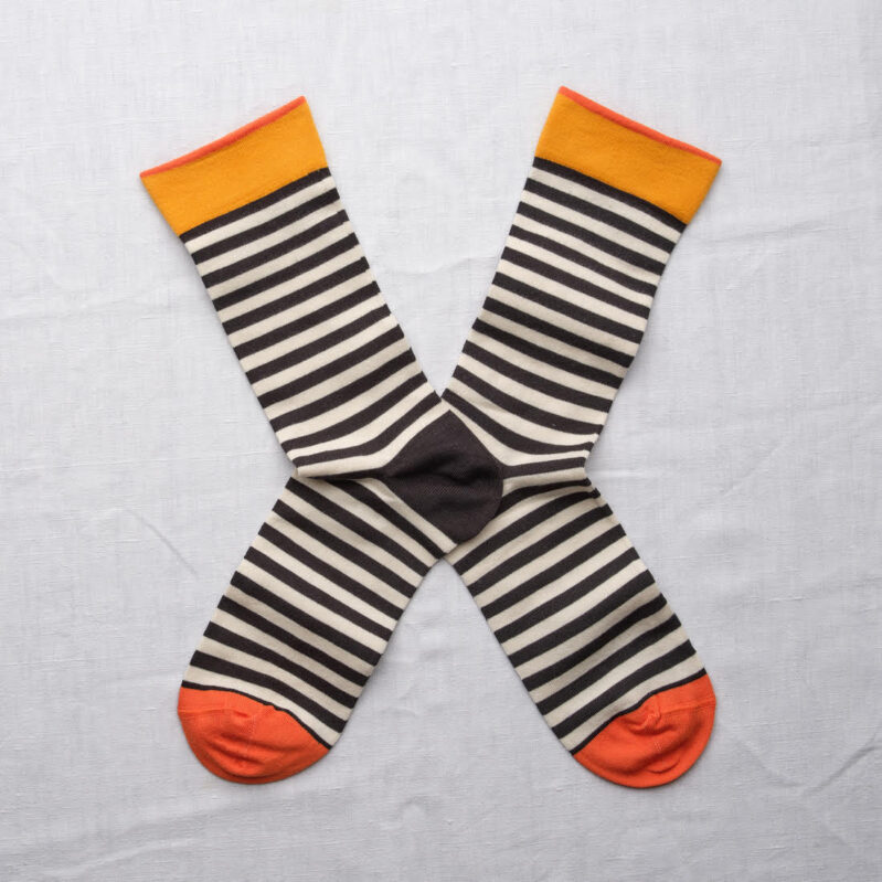 RY139 | גרבי בון מייסון דגם Faux Black Striped Socks