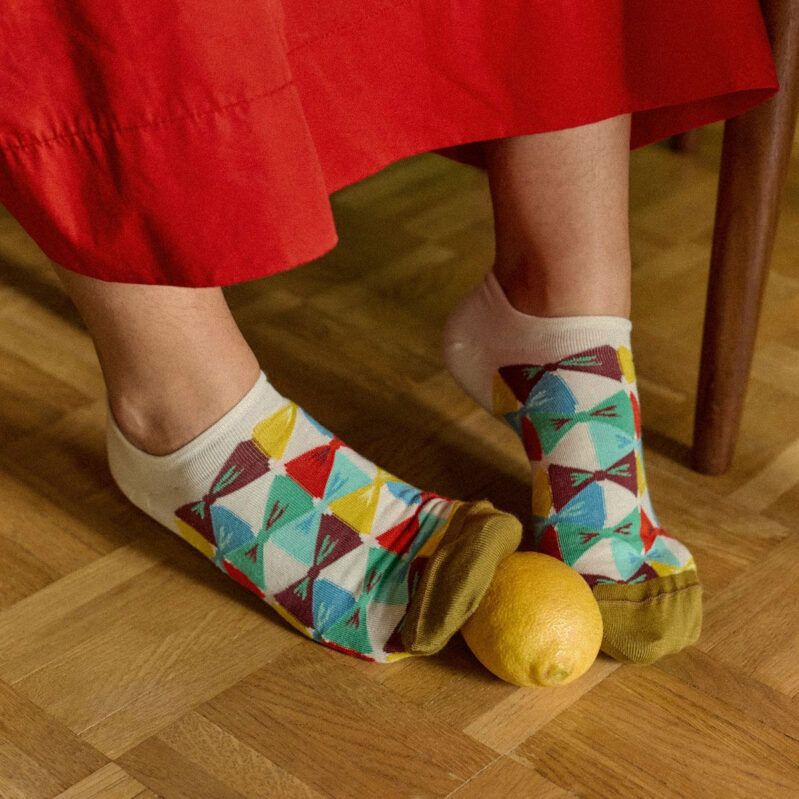 FS121 | גרבי קרסולית בון מייסון דגם Natural Bow Ankle Socks
