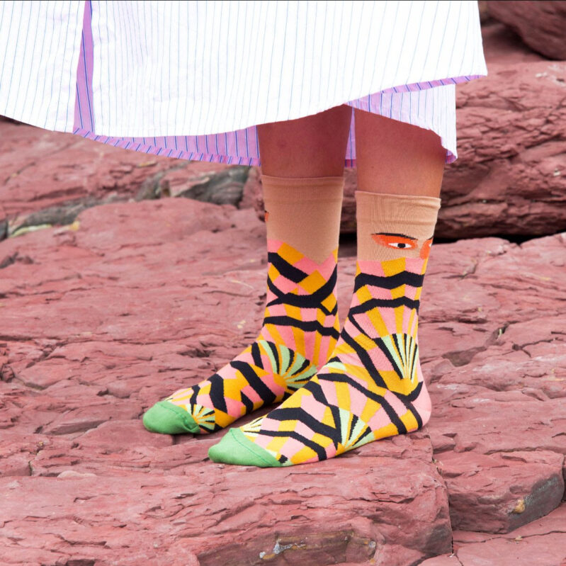 EV101 | גרבי בון מייסון דגם Praline Fan Socks