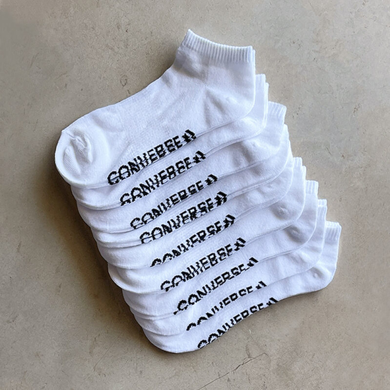 מארז מבצע CONVERSE שלוש שלישיות גרבי קרסולית בצבע לבן