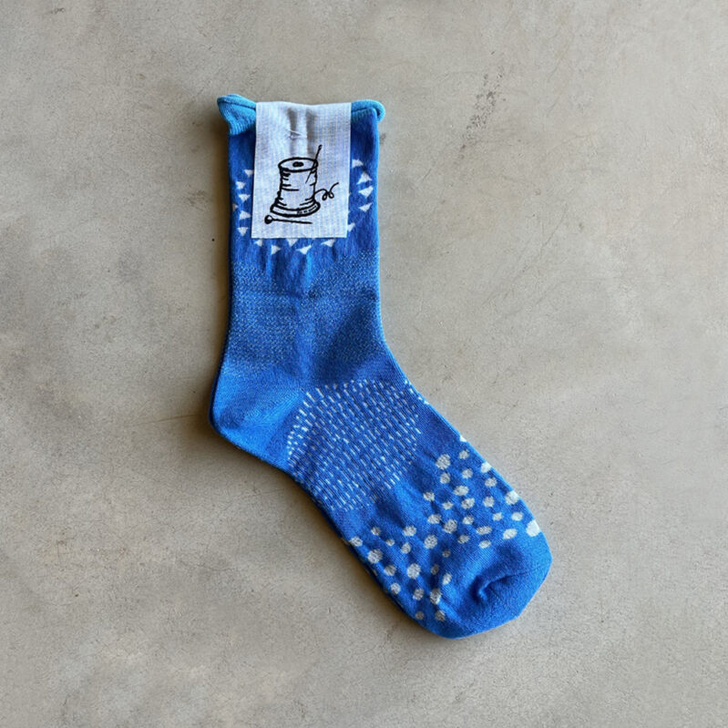 גרבי כותנה מבית Put On Socks דגם Pave צבע כחול