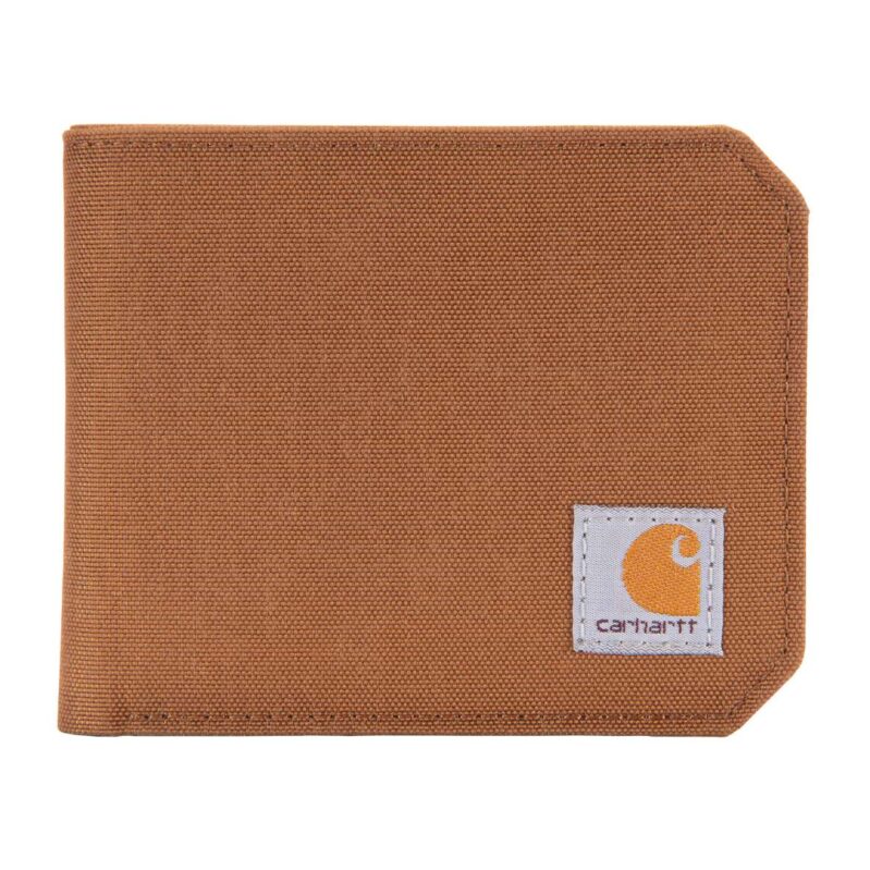 B0235 | ארנק קלאסי מתקפל (Bifold) לנשים וגברים מניילון דאק חום