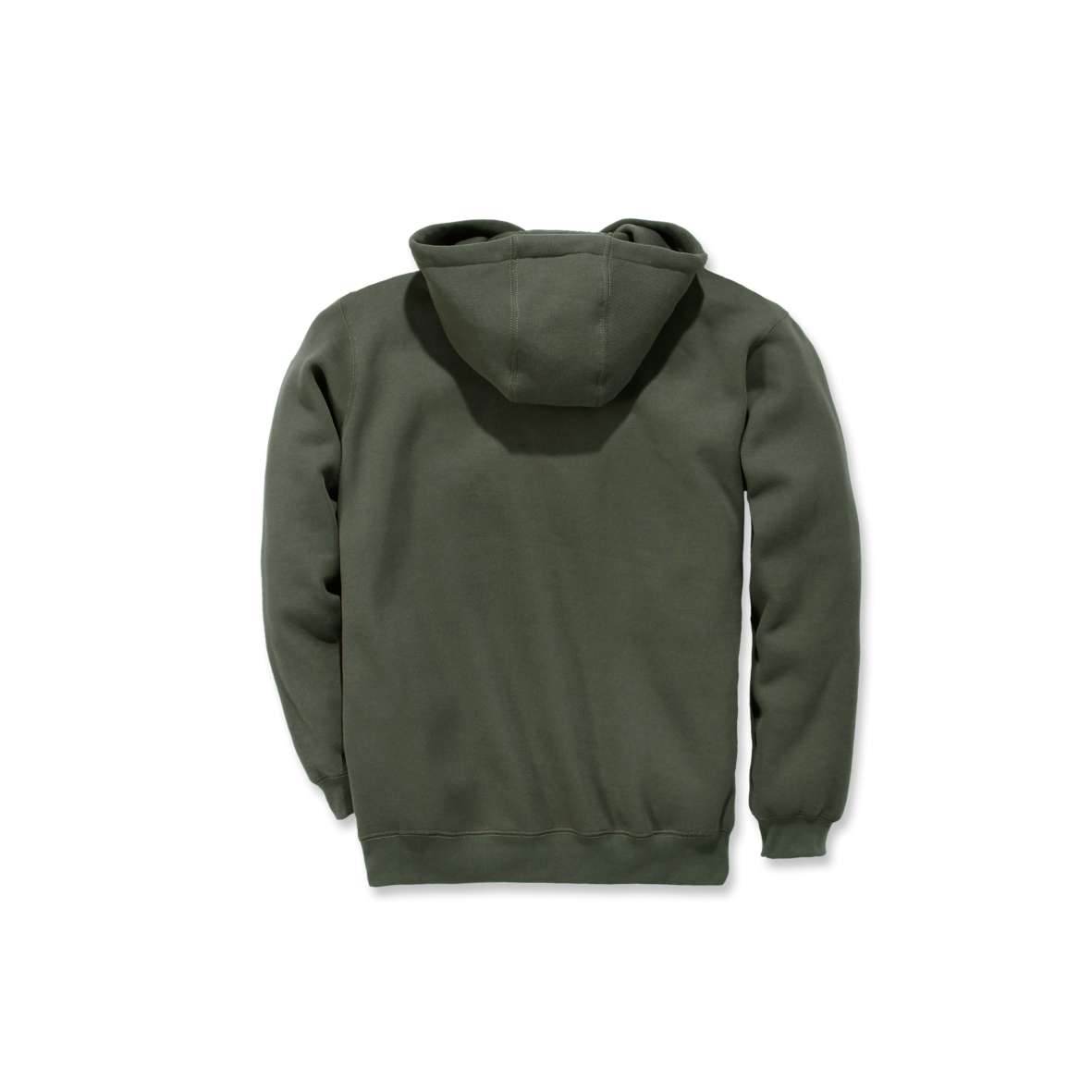 K122 | סווטשירט קפוצ'ון LOOSE FIT עם רוכסן מלא צבע ירוק MOSS